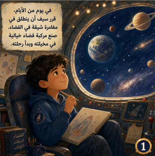 Voyage dans l'espace avec Saif