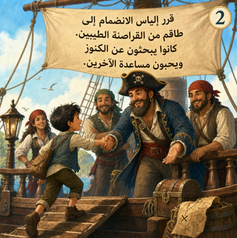 Les aventures d'Elyes et les pirates amicaux