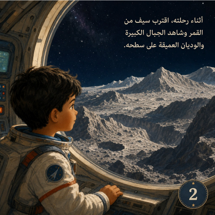 Voyage dans l'espace avec Saif