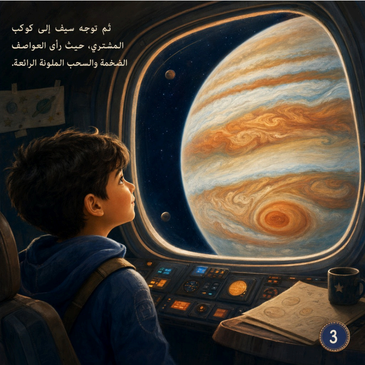 Voyage dans l'espace avec Saif