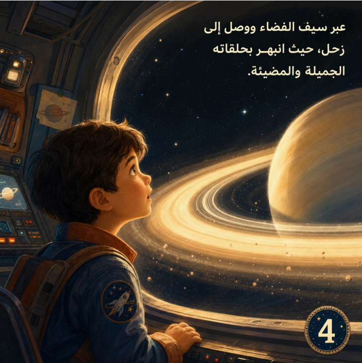Voyage dans l'espace avec Saif
