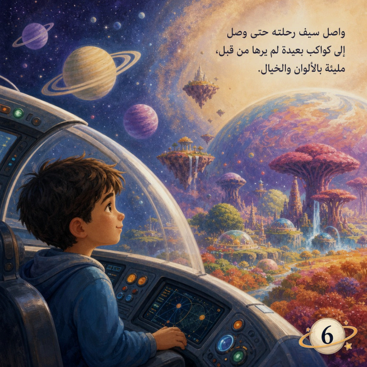 Voyage dans l'espace avec Saif