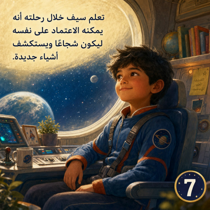 Voyage dans l'espace avec Saif