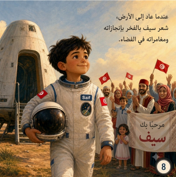 Voyage dans l'espace avec Saif