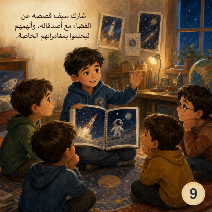 Voyage dans l'espace avec Saif